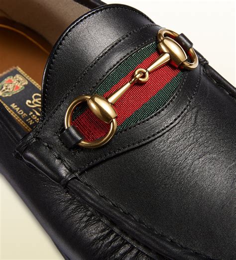 gucci mens loafers black|men Gucci loafers brown style.